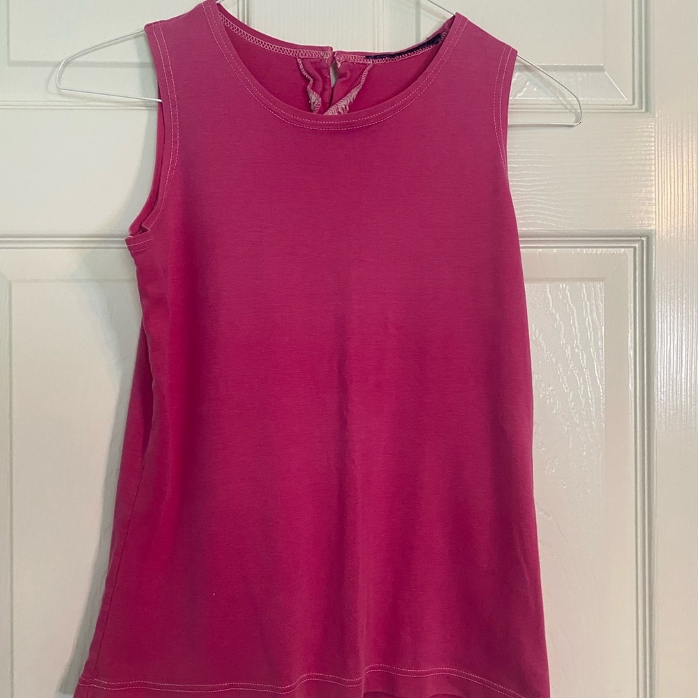 Sleeveless Pink Top
